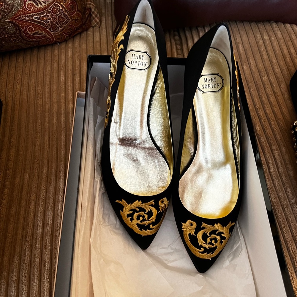 Mary Norton evening shoes